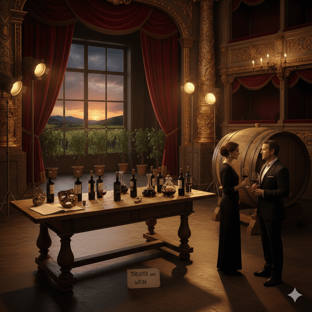 Date im Theater Theater und Wein – Zwei Kulturgüter, die Menschen seit Jahrtausenden verbinden